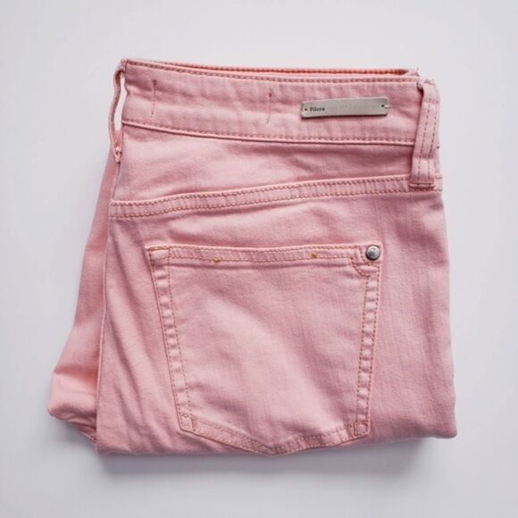 Pilcro & The Letterpress Peach Stat‎ Slim Crops - Picture 4 of 5